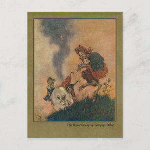 Edmund Dulac Illustration von der Schneekönigin Postkarte