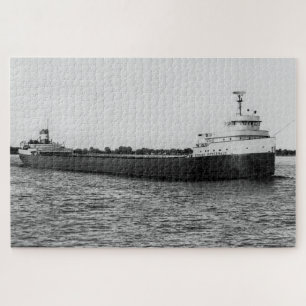 Edmund Fitzgerald auf St. Clair River Original Puzzle