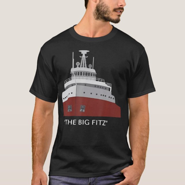 Edmund Fitzgerald Big Fitz Nautical T-Shirt (Vorderseite)