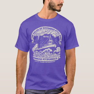 Edmund Fitzgerald-Jahrestag Great Lakes Maritime T-Shirt