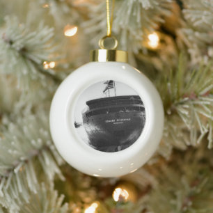 Edmund Fitzgerald Keramik Kugel-Ornament