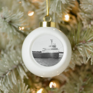 Edmund Fitzgerald Keramik Kugel-Ornament