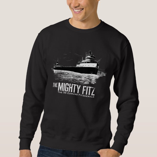 Edmund Fitzgerald ~ Mighty Fitz ~ Meeresgeschichte Sweatshirt (Vorderseite)
