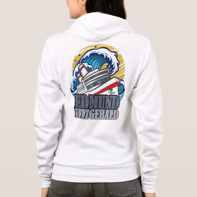 Edmund Fitzgerald | Tribute to the Legendary Ship Hoodie (Rückseite)
