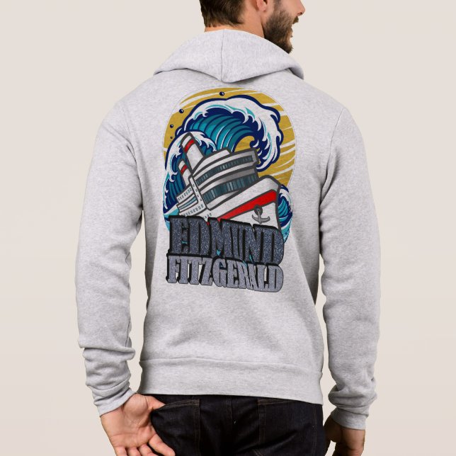 Edmund Fitzgerald | Tribute to the Legendary Ship Hoodie (Rückseite)