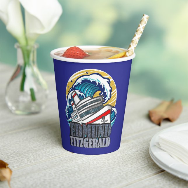 Edmund Fitzgerald | Tribute to the Legendary Ship Pappbecher (In Situ)