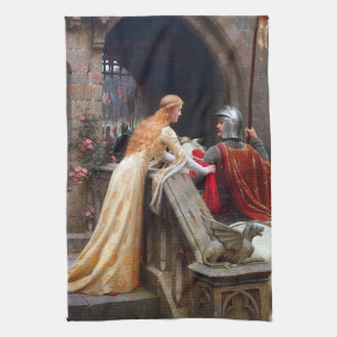 Edmund Leighton-Gott-Geschwindigkeit Geschirrtuch