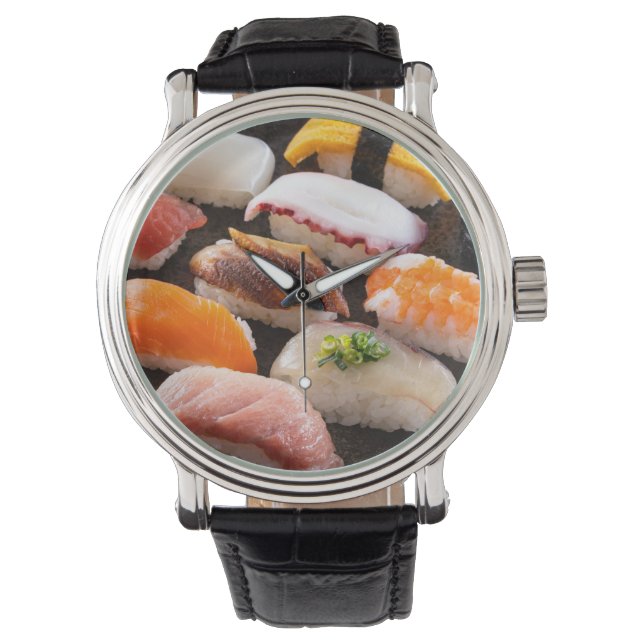 Edo Elegance – Classic Sushi Watch Armbanduhr (Vorderseite)