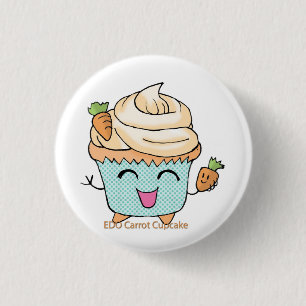EDO-Karotten-kleiner Kuchen Button