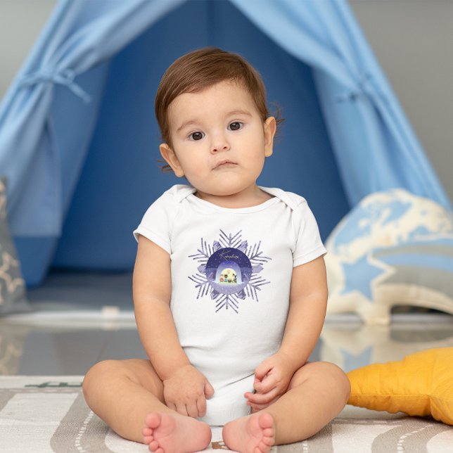 Edo-Nekos Snowy-Feier Baby Strampler (Von Creator hochgeladen)