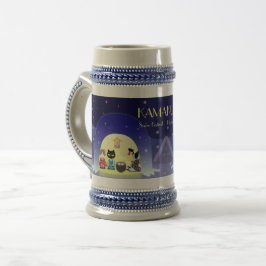 Edo-Nekos Snowy-Feier Bierglas