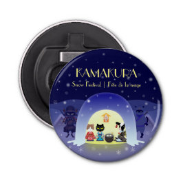 Edo-Nekos Snowy-Feier Flaschenöffner