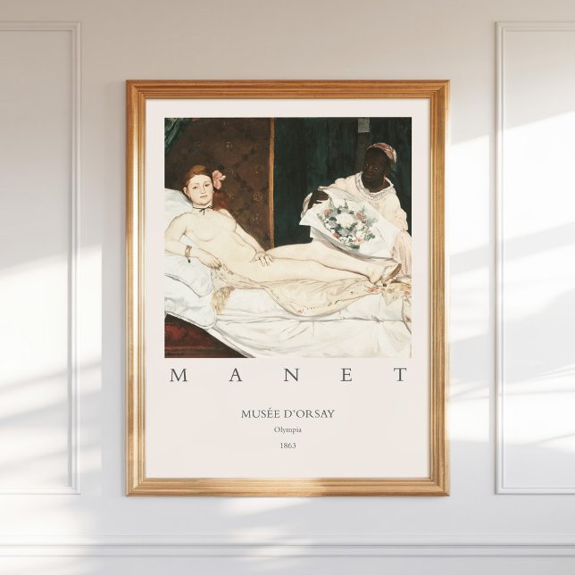 Edouard Édouard Manet Olympia 1863 Art Print Poster (Von Creator hochgeladen)