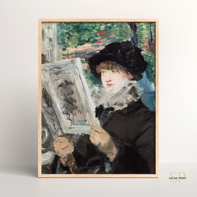 Edouard Édouard Manet Woman Reading Malerei Art Poster (Von Creator hochgeladen)