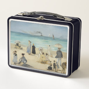 Edouard Manet - Am Strand, Boulogne-sur-Mer Metall Brotdose