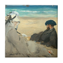 Edouard Manet - Am Strand Fliese