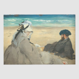 Edouard Manet - Am Strand Seidenpapier
