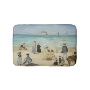 Edouard Manet - Am Strand von Boulogne-sur-Mer Badematte