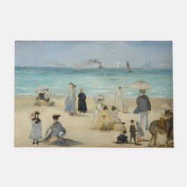 Edouard Manet - Am Strand von Boulogne-sur-Mer Fußmatte