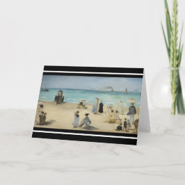 Edouard Manet - Am Strand von Boulogne-sur-Mer Karte