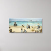 Edouard Manet - Am Strand von Boulogne-sur-Mer