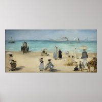 Edouard Manet - Am Strand von Boulogne-sur-Mer