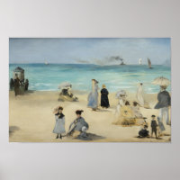 Edouard Manet - Am Strand von Boulogne-sur-Mer