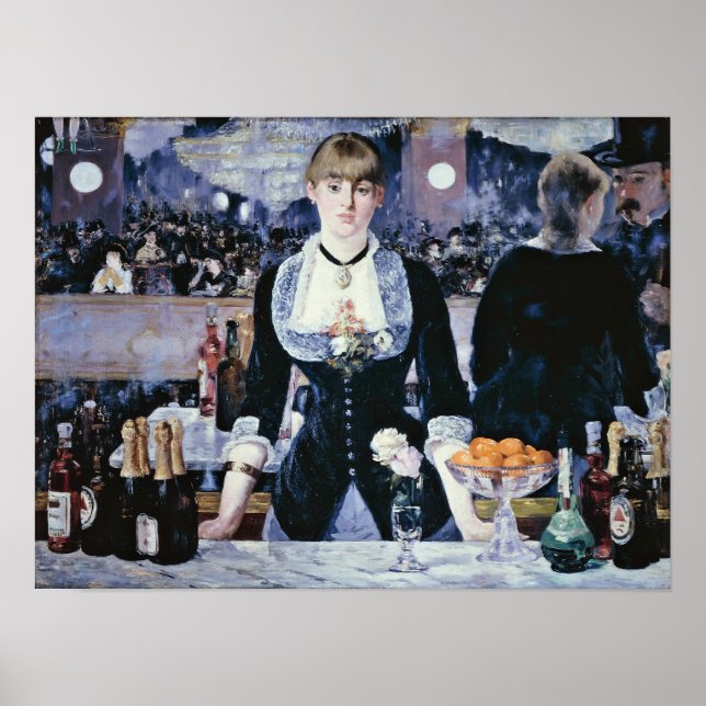 edouard Manet - Bar at the Folies-Bergere Poster (Vorne)
