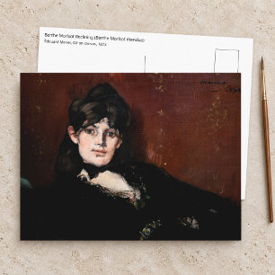 Edouard Manet - Berthe Morisot Liegend Postkarte