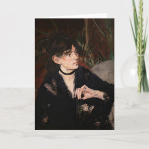 Edouard Manet - Berthe Morisot mit einem Fächer 18 Karte
