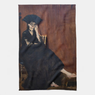 Edouard Manet - Berthe Morisot mit einem Fächer Geschirrtuch