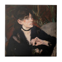 Edouard Manet - Berthe Morisot mit einem Fan 1874