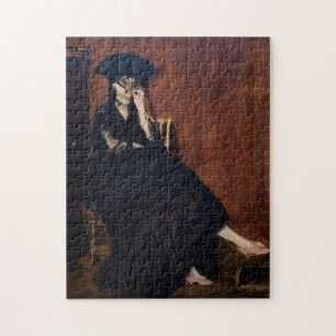 Edouard Manet - Berthe Morisot mit einem Fan Puzzle