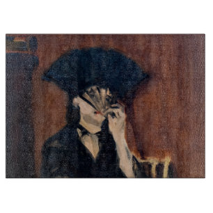 Edouard Manet - Berthe Morisot mit einem Fan Schneidebrett