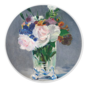 Edouard Manet - Blume in einer Kristallvase Keramikknauf