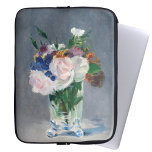 Edouard Manet - Blume in einer Kristallvase Laptopschutzhülle<br><div class="desc">Blume in einer Kristallvase / Fleurs dans un vase de cristal - Edouard Manet im Jahre 1882</div>