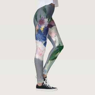Edouard Manet - Blume in einer Kristallvase Leggings