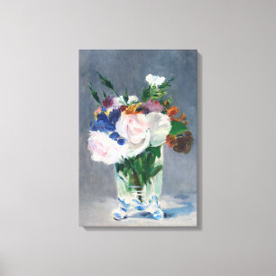 Edouard Manet - Blume in einer Kristallvase Leinwanddruck