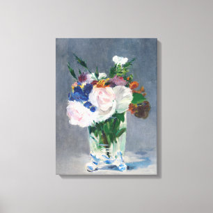 Edouard Manet - Blume in einer Kristallvase Leinwanddruck
