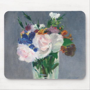 Edouard Manet - Blume in einer Kristallvase Mousepad
