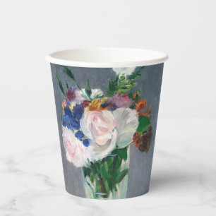 Edouard Manet - Blume in einer Kristallvase Pappbecher