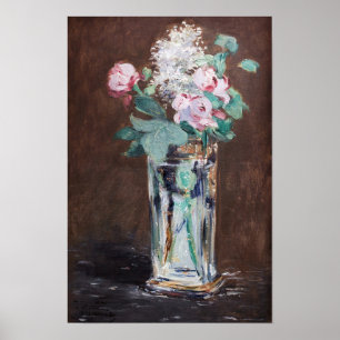 Edouard Manet - Blume in einer Kristallvase Poster