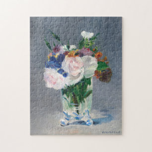 Edouard Manet - Blume in einer Kristallvase Puzzle