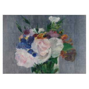 Edouard Manet - Blume in einer Kristallvase Schneidebrett