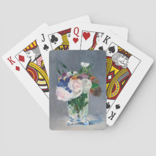 Edouard Manet - Blume in einer Kristallvase Spielkarten