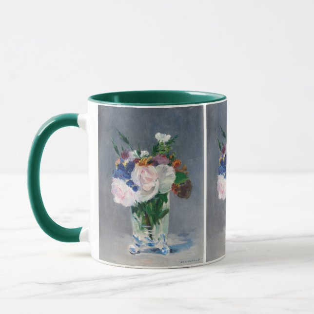 Edouard Manet - Blume in einer Kristallvase Tasse (Links)