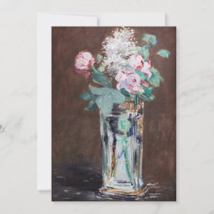 Edouard Manet - Blumen in einer Kristallvase Einladung