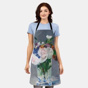 Edouard Manet - Blumen in einer Kristallvase Schürze