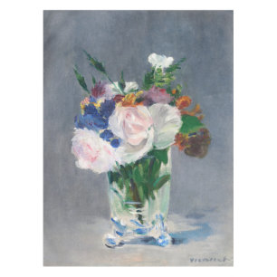 Edouard Manet - Blumen in einer Kristallvase Tischdecke