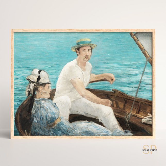 Edouard Manet Boating Painting Art Print Poster (Von Creator hochgeladen)